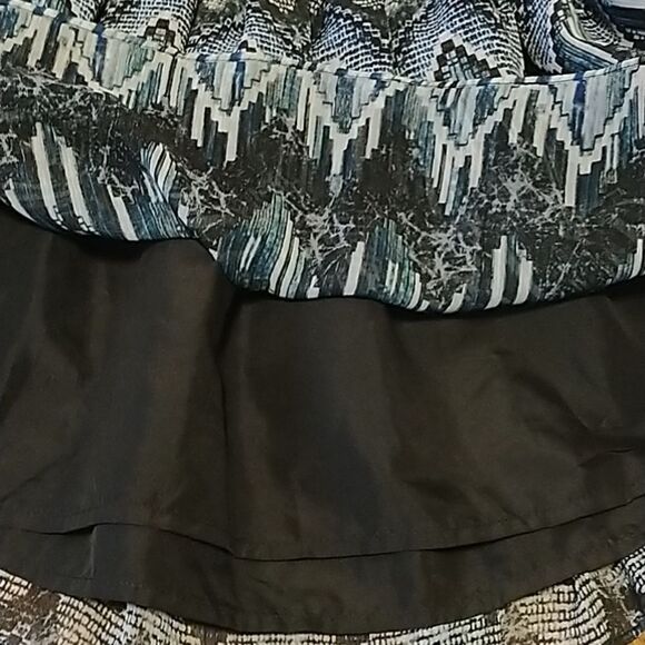 Red Carter Indigo Blues Bell mini dress size M/8 - Picture 10 of 10